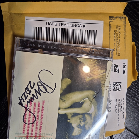John Mellencamp Signed CD